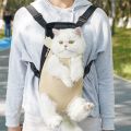 Portable Adjustable Pet Backpack Double Shoulder Breathable Cat Carrier Bag Dog Carrier Backpack for Small Dog Cat Outdoor Accessories. 