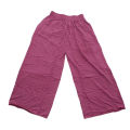 Dark Pink Colour Plain Plazo Pants For Women. 