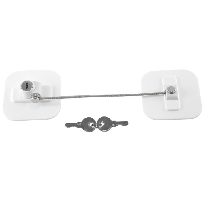Fridge Lock,Refrigerator Locks,Freezer Lock with Key for Child Safety