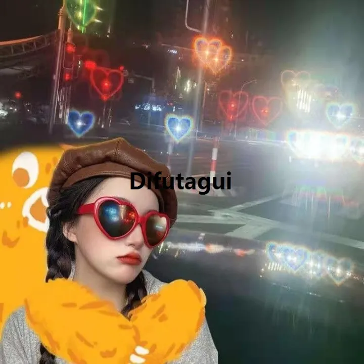 Difutagui%202021%20Heart%20Shape%20Special%20Effect%20Glasses%20Flower%20Shape%20Party%20Eyewear%20New%20Night%20Light%20Change%20Fashion%20Birthday%20Magic%20Sun%20Glasses%20-%20Image%204