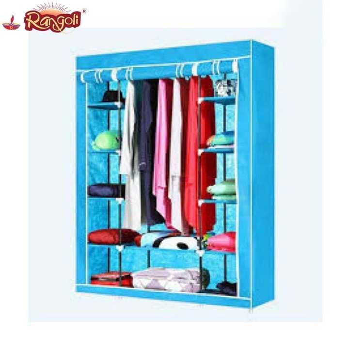 Fancy Portable Cloth Cabinet/Wardrobe (130 X 45 X 175 Cms)