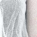 White Net Full Sleeve Pocket Design Outer For Women. 