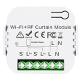 NAMUNY Tuya Smart Life WiFi 433Mhz Blind Curtain Switch with RF Remote for Electric Roller Shutter Control, 2RC 1RE. 