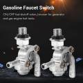 NAMUNY 2X Universal Gasoline Faucet Gasoline Switch for Generator Gasmotor Fuel Tanks. 