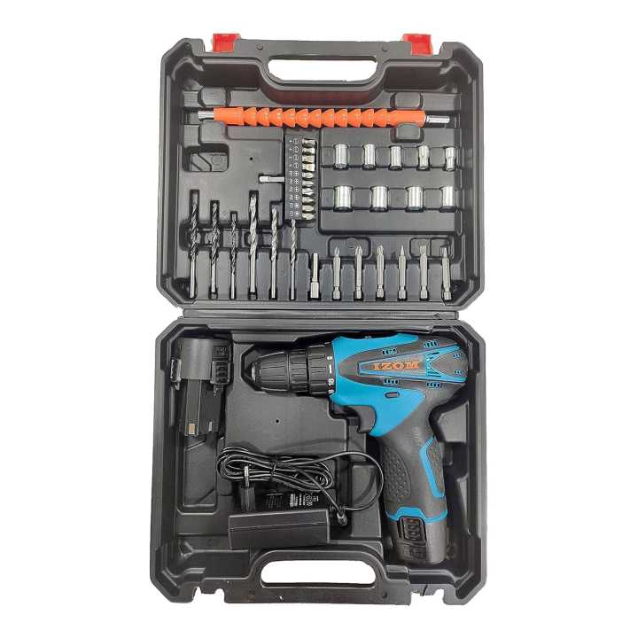 Cordless Drill Set ,Wireless Drill Machine With Dual Rechargable Battery(Set of 38)