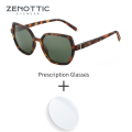 Optical Progressive Protection Ladies Prescription PopularZENOTTIC Hexagonal Polarized Sunglasses UV400 Sunglasses. 