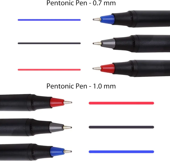 Pentonic%20Linc%20Ball%20Point%20Pen%20-%20Pack%20of%2050%20%7C%20Matte%20Finish%20Smooth%20Flow%20Ultra%20Low%20Viscocity%20Ink%20Pen%20%7C%20Black%20Or%20Combo%20Pack%20-%20Image%204