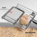 Multifunctional Stainless Steel Cat Litter Shovel Fine Hole Non-Stick Cat Poop Scooper with Hanging Hook Fast Sifting Waste Removal Sifting Tool Cats Toilet. 