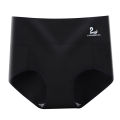 High-waisted cotton women's underwear swan belly warmer plus size fat MM graphene antibacterial crotch triangle panties. 