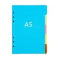 Penasfe Tabbed Binder Dividers 6-ring Binder Dividers with Writable Labels Colorful Index Separator Pages for Organizing Notes Documents. 