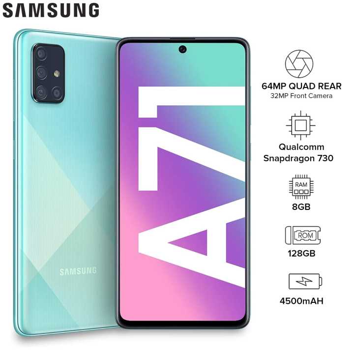 Samsung A71 8GB RAM/128GB ROM Mobile Phone