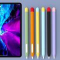 Stylus Cover Silicone Pen Case For Apple Pencil Matching Stylus Non-slip Cover For iPencil 2nd. 