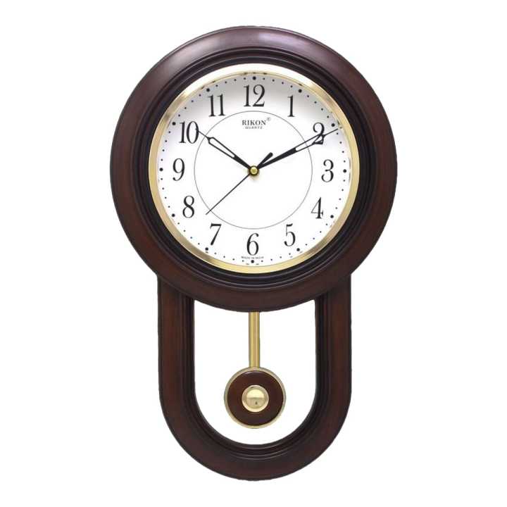 RIKON 4751 PND Quartz Official Designer Premium Pendulum Wall Clock, For Office, Home, Living Room