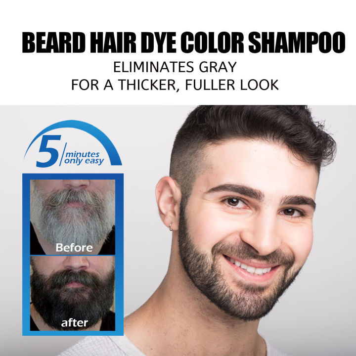 0ml%20Complex%20Rapid%20Hair%20Dye%20Shampoo%2010%20Shampoo%20Removal%20of%20White%20Gray%20Men's%20Beard%20Dyeing%20and%20Washing%20Beard%20Effective%20Repair%20Permanent%20Beard%20Blackening%20Shampoo%20-%20Image%204