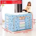 Kids Storage Box, Kids Cloth Storage Box For Kid's Clothes, Folding Stackable Clothes Organizer With Metal Frame. 
