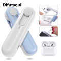 Difutagui multi cleaning pen 4 in 1 Multifunctional Cleaning Pen Brush Kit for Airpods 3 2 1 Pro Wireless Earbuds Cleaner Tool SIM Card Holder/Removal NeedleTool Sets. 
