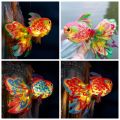 Handheld Light Toy Handmade Goldfish Lantern DIY Traditional Colorful Paper Lamp Kit Glowing Portable Mid Autumn Craft Family. 