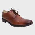 Tan Color Leather Fashion Party Shoe For Men. 