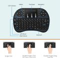 Rechargable Mini Wireless Touchpad keyboard Mouse Combo with Backlight. 