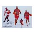 Michael Jordan Basket Ball Poster: Multicolour Wall Decor - 14x19 Inches - 130-200 GSM Paper - Perfect For Office, Home, Or Student Room. 