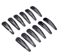 Black Hair Clips (1.92 Inch) – Pack of 12 & Pack Of 24 | Stylish Hair Accessories for Women & Kids. 