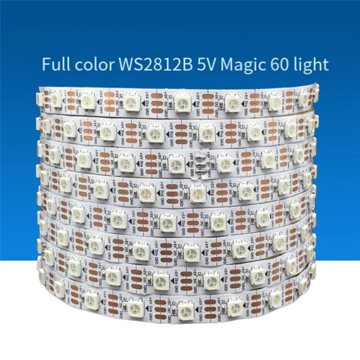 WS2812B%20Individually%20Addressable%20Smart%205V%20Pixel%20LEDs/M%20Individually%20Addressable%20IP20%20Waterproof%20Flexible%20Tape%20Lamp%20Bar%2060LEDS%20-%20Image%202