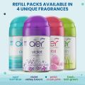 Godrej aer Matic Kit (Machine + 1 Refill) - Automatic Room Fresheners with Flexi Control Spray | Petal Crush Pink | 2200 Sprays Guaranteed | Lasts up to 60 days (225 ml). 