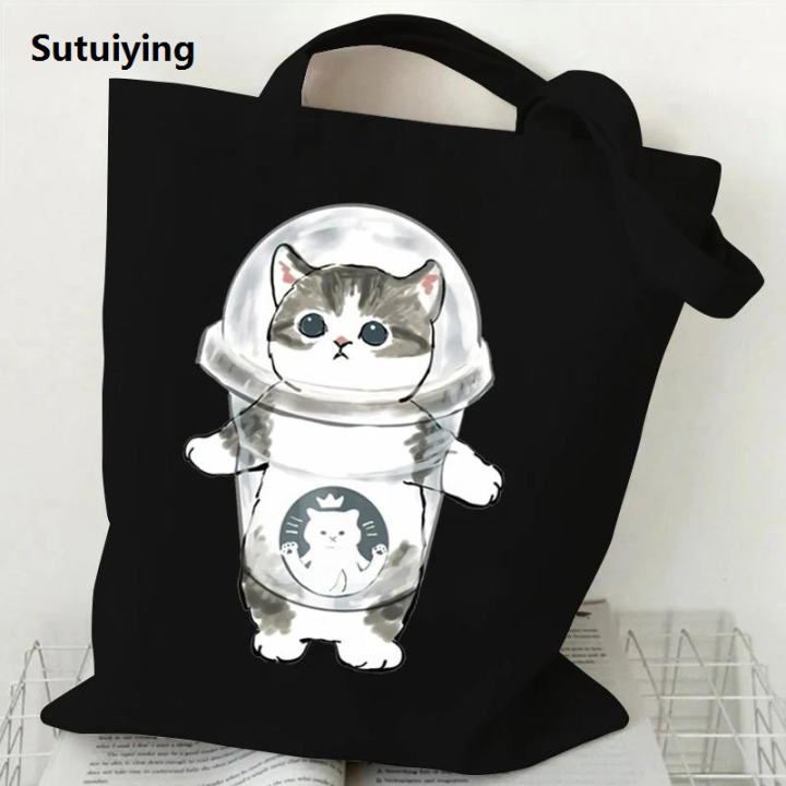 Sutuiying%20High%20Capacity%20Women%20Men%20Canvas%20Shoulder%20Bags%20Cute%20Cats%20Cartoon%20Anime%202025%20Tote%20Bag%20Teen%20Girls%20Beach%20Bag%20Funny%20Kitten%20Female%20Handbags%20-%20Image%202