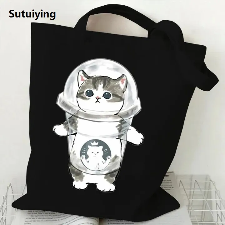Sutuiying%20High%20Capacity%20Women%20Men%20Canvas%20Shoulder%20Bags%20Cute%20Cats%20Cartoon%20Anime%202025%20Tote%20Bag%20Teen%20Girls%20Beach%20Bag%20Funny%20Kitten%20Female%20Handbags%20-%20Image%202