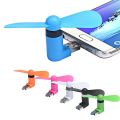 Type C Mini Mobile Portable USB Fan / Cooler - Summer Fan / Super Fan ( 1 Piece Random Color ). 