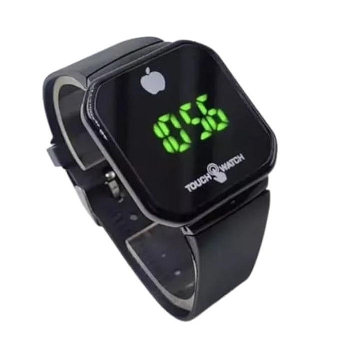 Digital Touch Sensor Beautiful Design Kids Digital Plastic Watch For ...