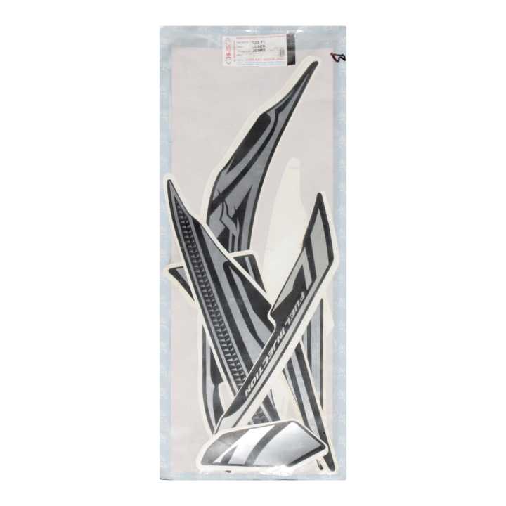 Yamaha Fzs V2 Full Sticker Black-Silver