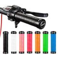 FORIDE 1Pair Bicycle Handlebar Grips Double Lock Bicycle Grip Cycling Accessories for Folding Bike Road Bike Pink. 