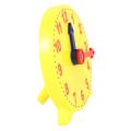 4 Inch Student Learning Clock Time Model Gear Clock 12/24 Hour. 