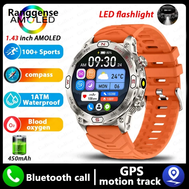 Ranggense%20Fifty%20percent%20discount%20REGJU%20For%20Huawei%20Xiaomi%20New%201.43%20inch%20Smart%20Watch%20Men%20Altitude%20Compass%20GPS%20Sports%201ATM%20Waterproof%20Watch%20Bluetooth%20Talk%20SmartWatches%20BNGJI%20-%20Image%207