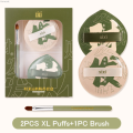 Uonevic Puff foundation, powder smear, elastic uff concealer brush, hion Luxury pir Cus2pcs A makeup stirring, sponge marshmallow makeup. 