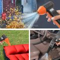 Portable 130000RPM Mini Violent Turbo Fan Brushless Motor Four Wind Speeds Electric Air Duster Quiet LED Lighting Vacuum Cleaner Combustion Support. 