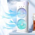 15-Year Warranty Portable Fan Double Ended Spray Fan Desk Fan with Cooler USB Rechargeable Mini Desktop Table Cooling Fan for Office Mist Fan with Water Spray Gifting For Family, Relatives. 