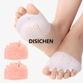 DISICHEN 1pair Silicone Forefoot Pads Gel Insoles Toe Separator Cushion Pad Pain Relief Shoes Insoles Finger Toe Valgus Corrector Gel Pad Hot Selling. 