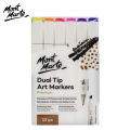 Mont Marte Dual Tip Alcohol Art Markers 12pc By KitabKalam. 