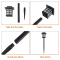 OUMERY 8PCS Solar Garden Lights Solar Landscape Lights for Solar Lights for Yard Garden Lawn Walkway Driveway,B. 