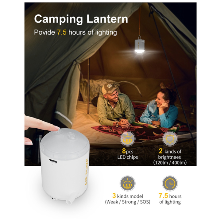 JAERBEE%20Electric%20Mini%20Air%20Pump%20with%20LED%20Lantern%20Portable%20Air%20Compressor%20for%20Outdoor%20Camping%20Bed%203.5Kpa%20Quick%20Inflate%20Deflate%20-%20Image%202