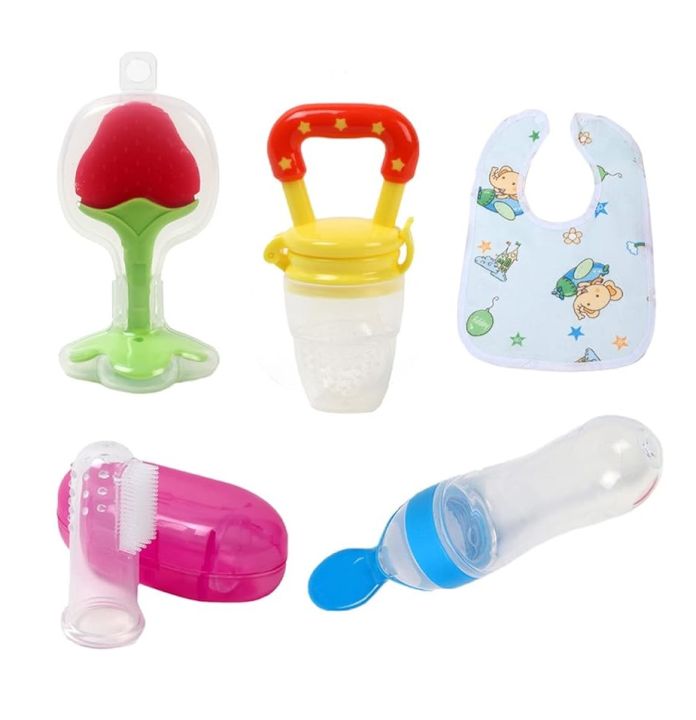 Babies Fruit Feeder Pacifier, Silicone Food Dispensing Spoon