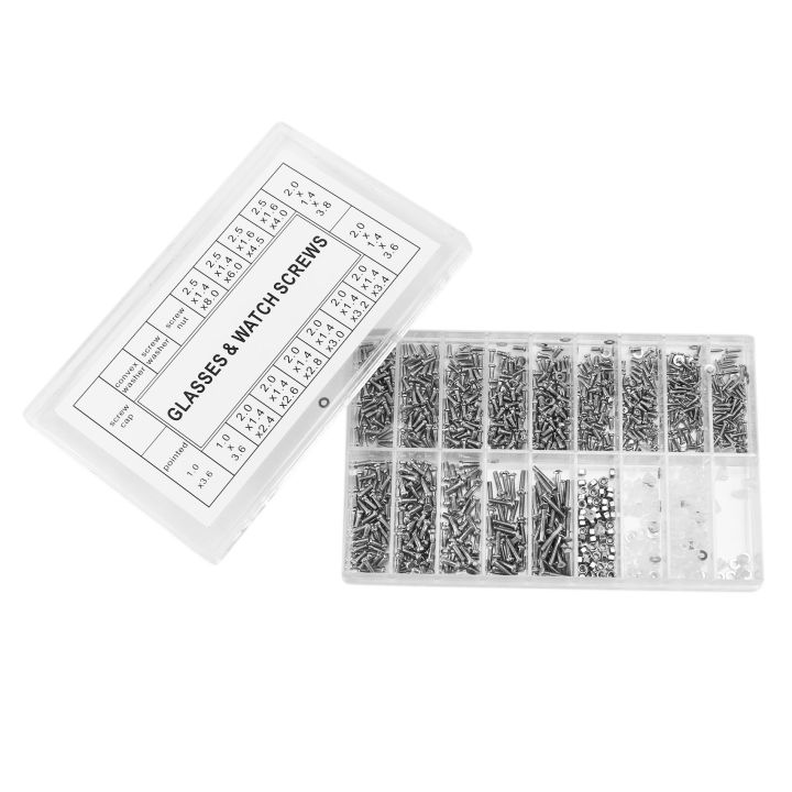 1000%20Pcs%20Glasses%20Screws%20Nut%20Assortment%20+Screwdriver%20+%20Tweezers%20-%20Image%206