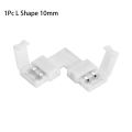 1/5/10Pcs New Solderless Clip-on Coupler PCB 8mm 10mm LED Strip Connector 2Pin. 