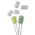 500Pcs 5mm Led Light Emitting Diode Lampshade Light Guide Column Light Cap Protective Cover Led Transparent Lamp Cap. 