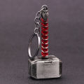 Marvel The Avengers Thor Hammer Metal Key Chain Keyring Men Women Key Holder Car Keychain Accessories Backpacks Gift. 
