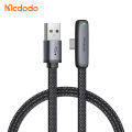 McDodo CA-3340 | Black 90 Degree Type-C 6A Data Cable 1.2m. 