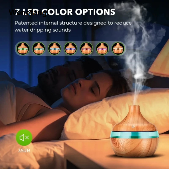 Wenefang%20300ml%20Humidifier%20Electric%20Aroma%20Air%20Diffuser%20Wood%20Ultrasonic%20Air%20Humidifier%20Essential%20Oil%20Aromatherapy%20Cool%20Mist%20Maker%20For%20Home%20-%20Image%202
