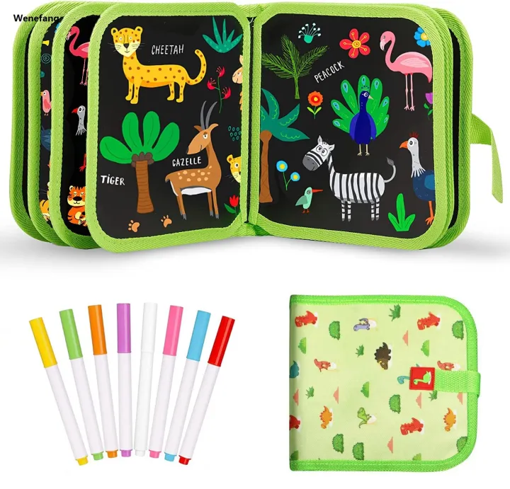 Wenefang%20Kids%20Erasable%20Doodle%20Book%20Set%20Reusable%20Drawing%20Pads%20Cartoon%20Dinosaur%20Preschool%20Travel%20Art%20Toy%20Writing%20Painting%20Set%20-%20Image%208